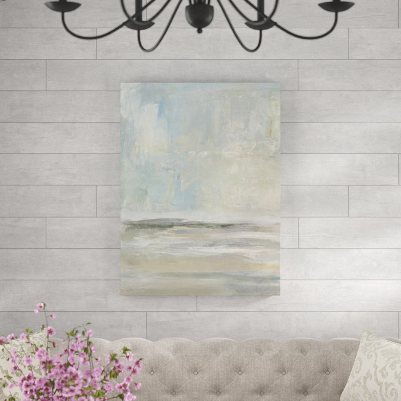 «Farther Away» par Elena Carlie - Peinture, Plexi, H 40 po x l 30 po x 1,5 po