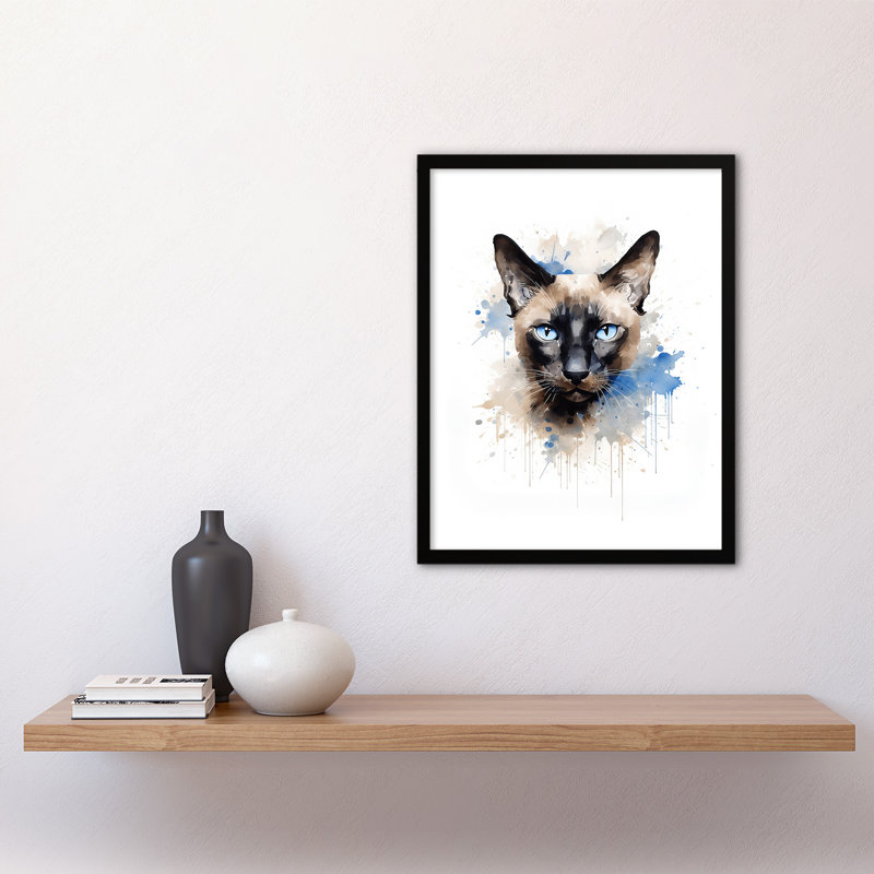 Siamese Cat - Single Picture Frame Print