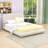 Luxurious Teddy Fleece Upholstered Platform Bed with Curve-Shaped Design-1157694302-1157694288
