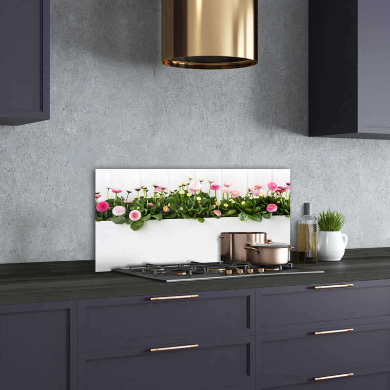 Lonya 50cm W x 100cm L Glass Peel and Stick Panel
