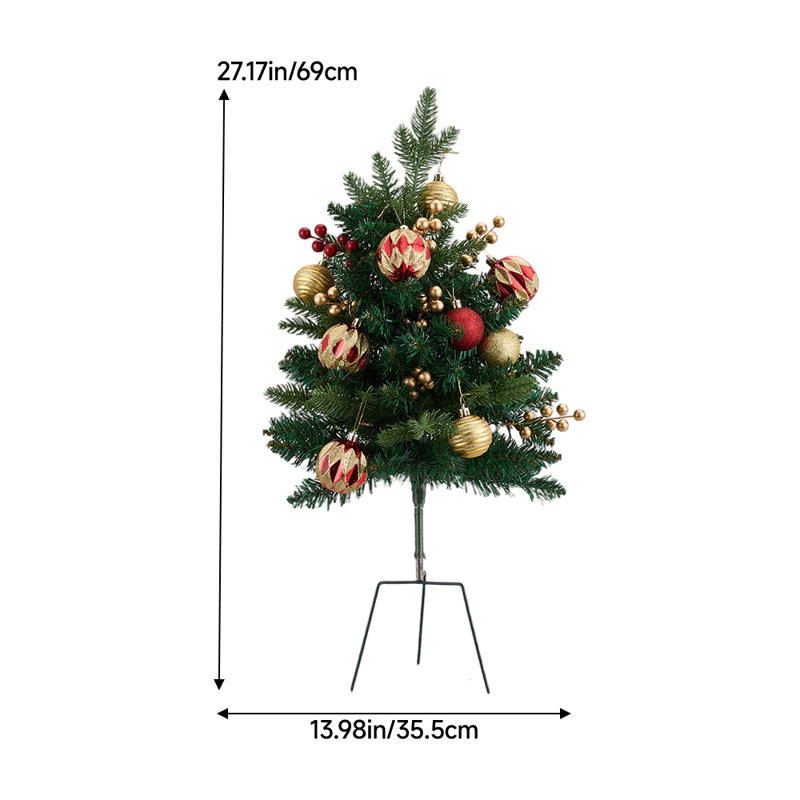 69cm H Lighted Artificial Christmas Tree