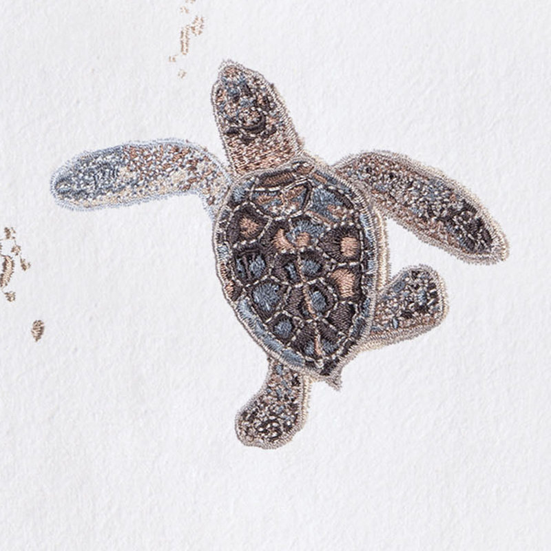 Serviette de bain bébé tortues