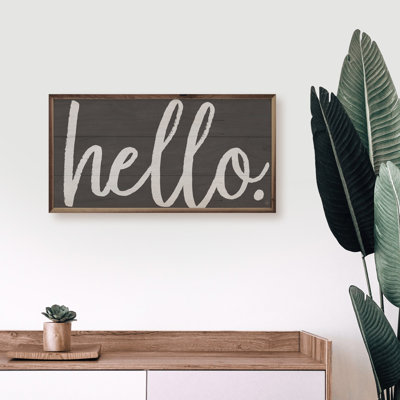 Hello Script Black