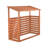 Duque 69'' W x 29'' D Solid Wood Log Store