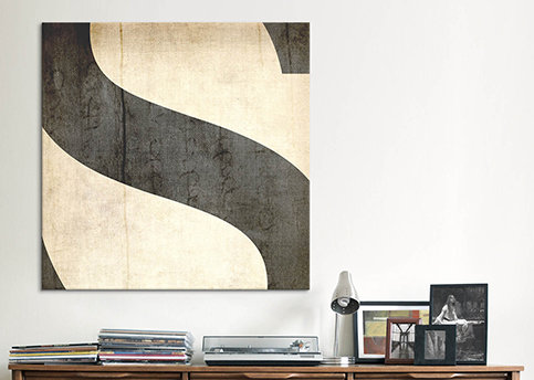 « blanchi », art textuel sur toile, H 26 po x l 26 po x P 1,5 po, S