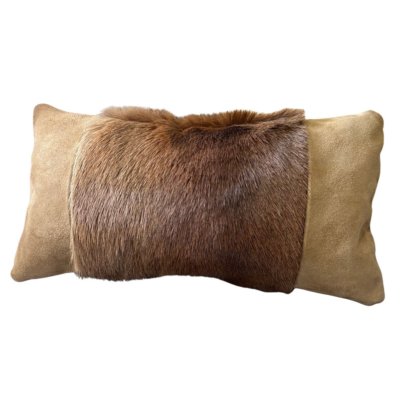 17X19" Impala Beige Suede Pillowcase