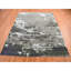 Tapis rectangulaire nouvel âge en soie Camyrn 8 pi x 9 pi 10 po Camyrn