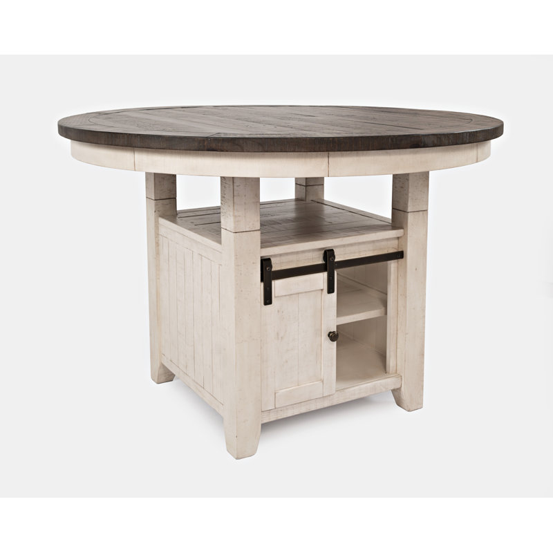 Ensemble de salle à manger en bois massif 5 pièces Karley 