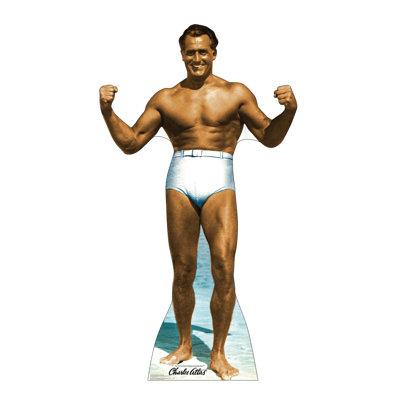 Accroche en carton "charles atlas"