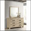 Commode 6 tiroirs avec miroir Sansome