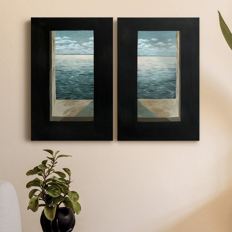 " Out Of The Lighthouse I " 2 - Pieces, 48" H x 64" W x 1" D