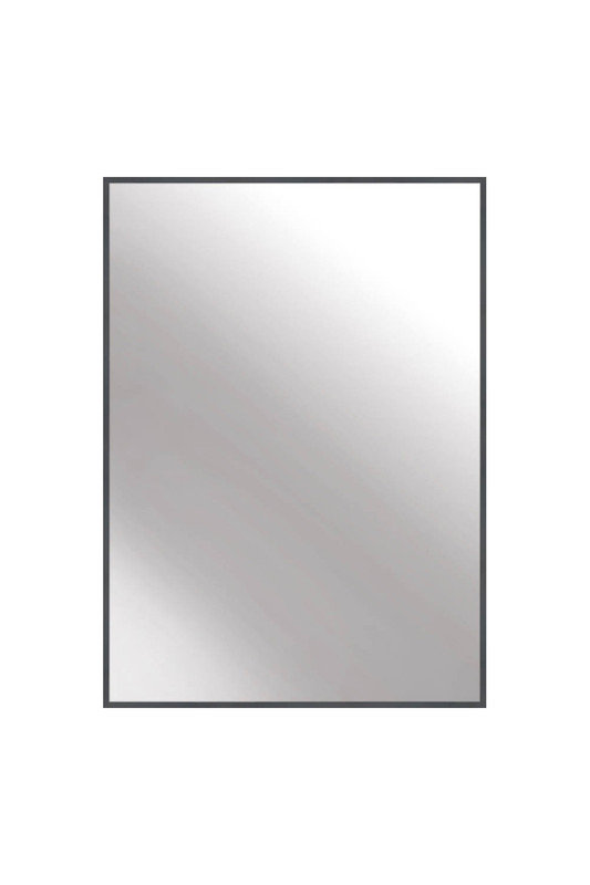 nielsen Almeria Aluminium Wall Mirror, 70cm H x 50cm W, Grey