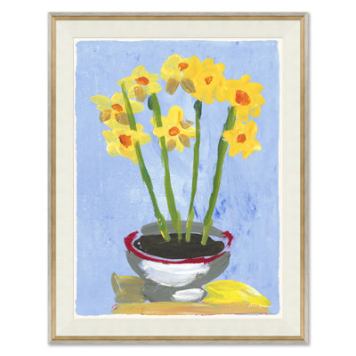 Jonquils In Pot Print by Dana Gibson