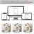 Modern 39.43" Criss-Cross Console Table-129869251