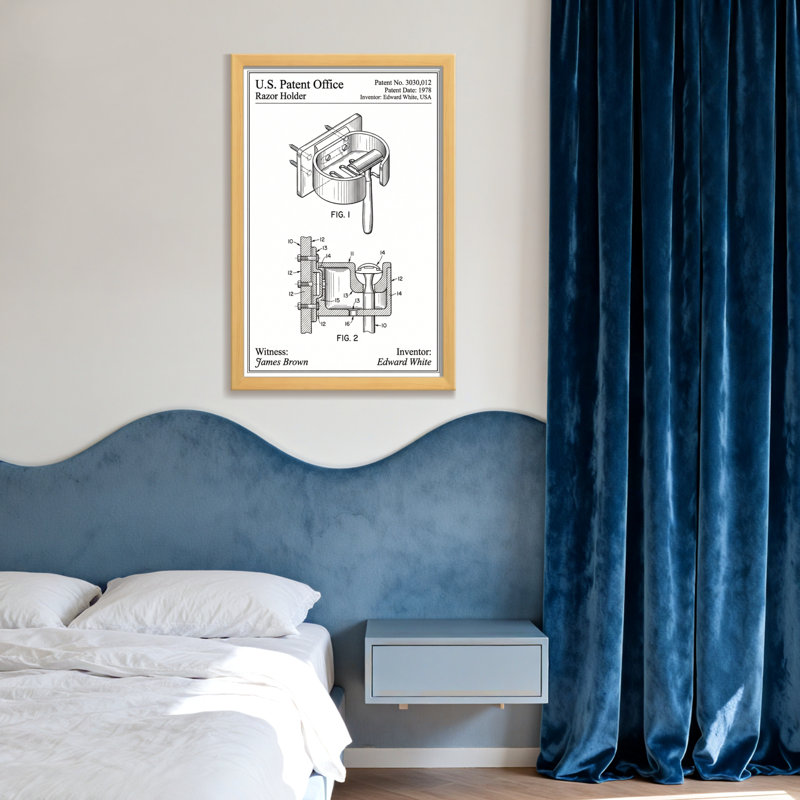Bath and Laundry, Toile tendue, Ne s’applique pas, H 18 po x l 12 po