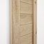 Double Barn Door Solid Oak Wood With Door Hardware-845651476