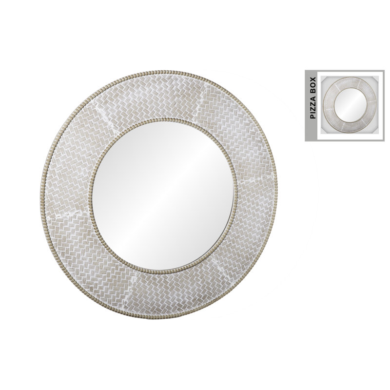 Modbury Wood Flat Wall Mirror