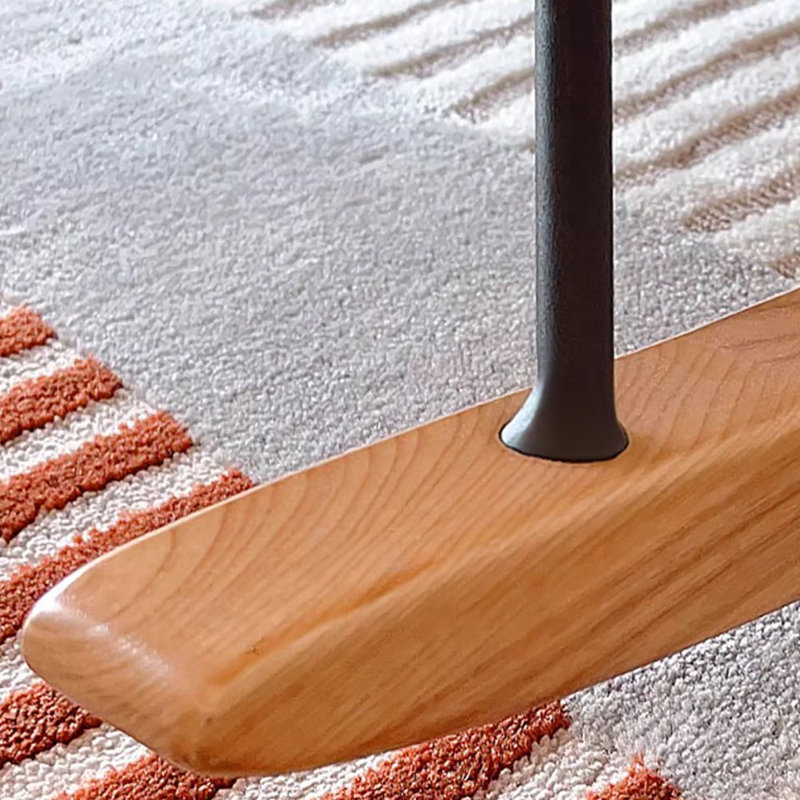 Chaise berçante de luxe à la crème de style italien