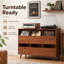 47,1 "Support pour tourne-disque Mid Century