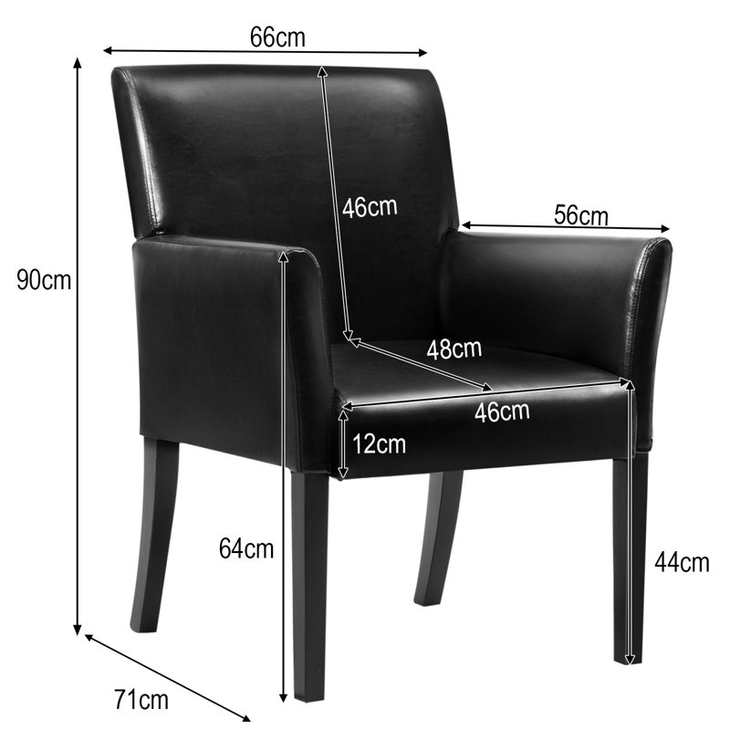 Ameley Faux Leather Armchair