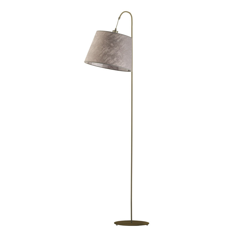 Salom 171cm Traditional Floor Lamp, Grey Melenge