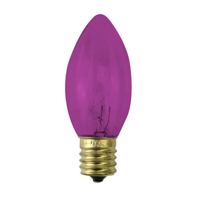 Ampoule incandescente à intensité variable 7 watts C9