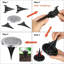 Matte Black Solar Powered Pathway Light Pack-133070334