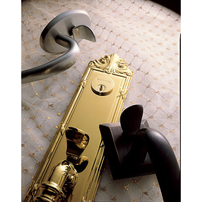 Madison Handleset with Single Cylinder Deadbolt and Door and Rosette