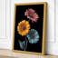 Three Gerbera Blooms Botanical - Wrapped Canvas-792484135-792484139