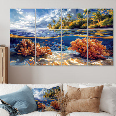 Sanabria - Coral Wall Decor Set