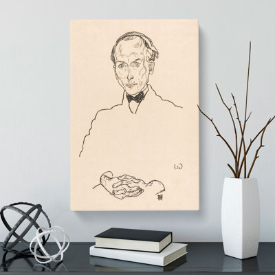 Dr. Ernst Wagner by Egon Schiele - Wrapped Canvas