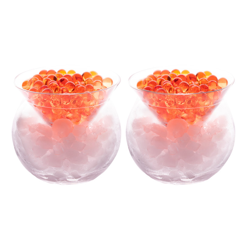 Verres à martini sans pied avec refroidisseur