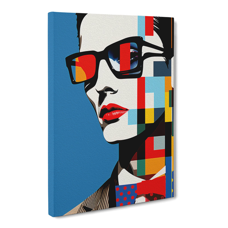 Man Pop Art - No Frame Print, 76cm H x 50cm W x 3cm D