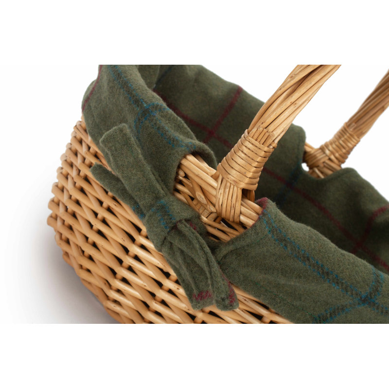 Brambly Cottage Wicker Gift Basket Shopper with Lining