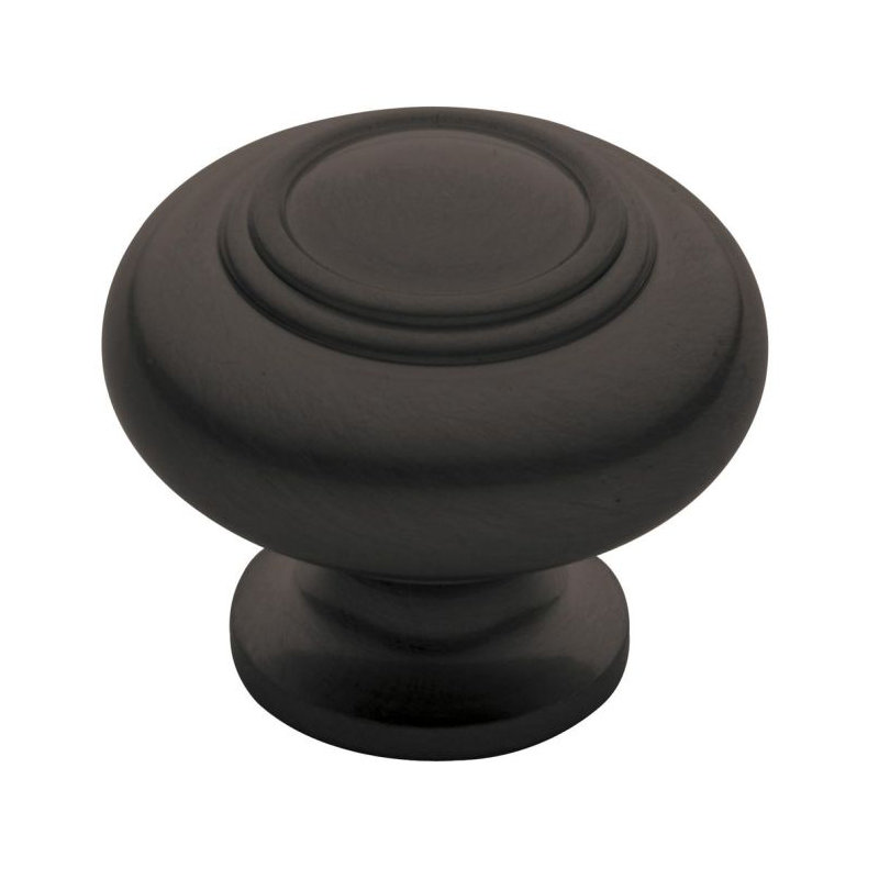 1 1/4" Diameter Mushroom Knob, Oil Rubbed Bronze