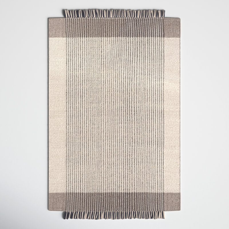 Tina Wool Striped Indoor Rug, Rectangle 2' x 3'