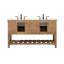 Ensemble de meuble-lavabo double 60 po Pelaghia-57367820