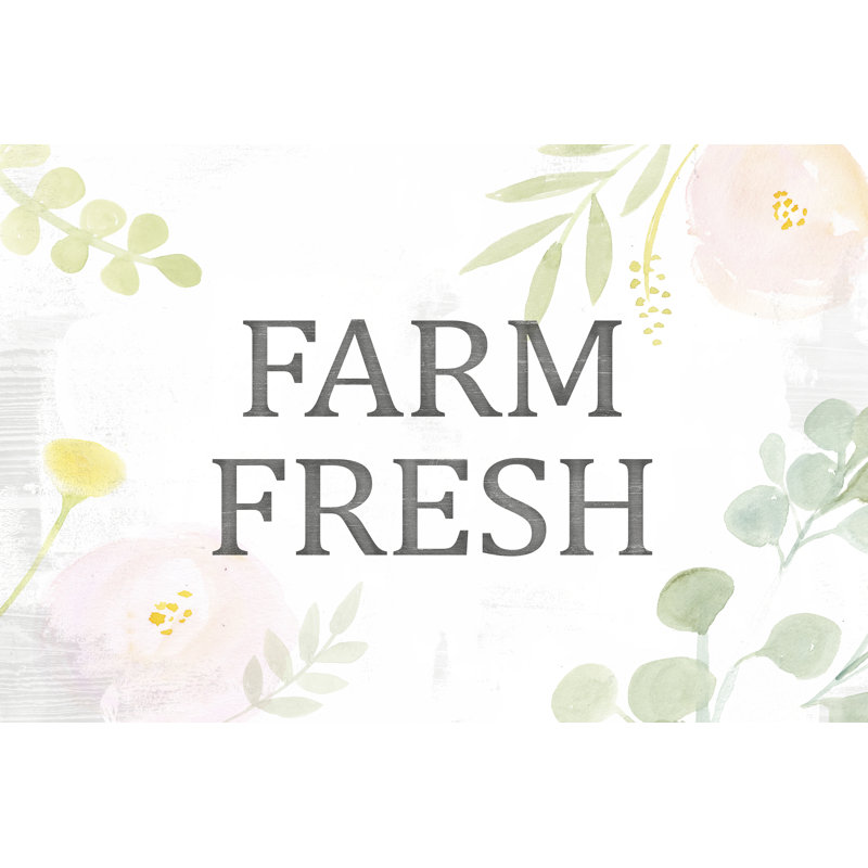 Farmhouse Sayings VI by Victoria Borges - Print on Canvas, 81cm H x 122cm W, Black Floater Framed
