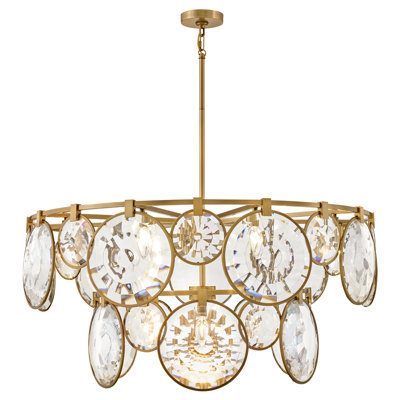 Nala 15 - Light Crystal Tiered Chandelier