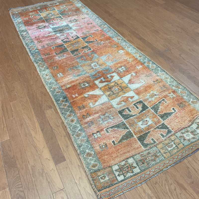 Bungalow Rose Handmade Turkish Oushak Wool Runner