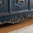 European American Solid Wood Carved Shoe Cabinet 21 Pair Shoe Storage Cabinet