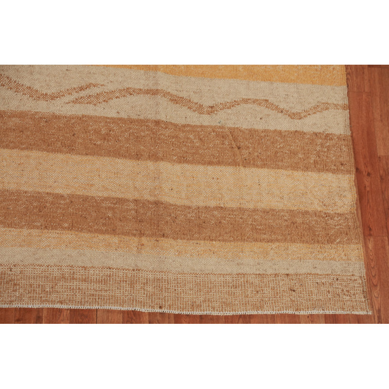 Tapis rayé teint en kilim 1 x 12