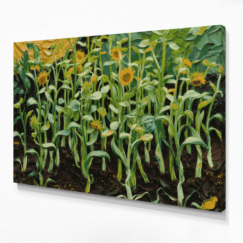 Art mural sur toile brun, H 20 po x l 30 po
