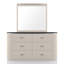 Commode 6 tiroirs avec miroir Godrick