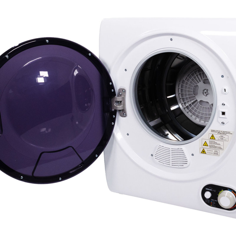 Urban Living 1.5-cu. ft. Compact Electric Dryer, Small Portable Clothes Dryer for Apartment and Small Spaces in White