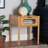 Solid Wood End Table with Storage