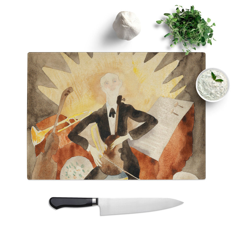 Musician by Charles Demuth Chopping Board, 0.4cm H x 20cm W x 28.5cm L