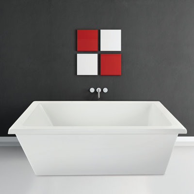 Lexie 66'' x 36'' Soaking Acrylic Bathtub