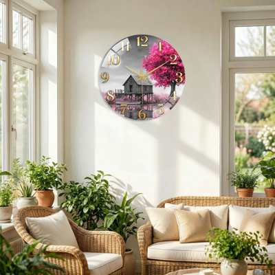 Horloge murale Cabin Tree