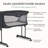 Evolur Kinsley Quickfold Portable Bassinet-113062764